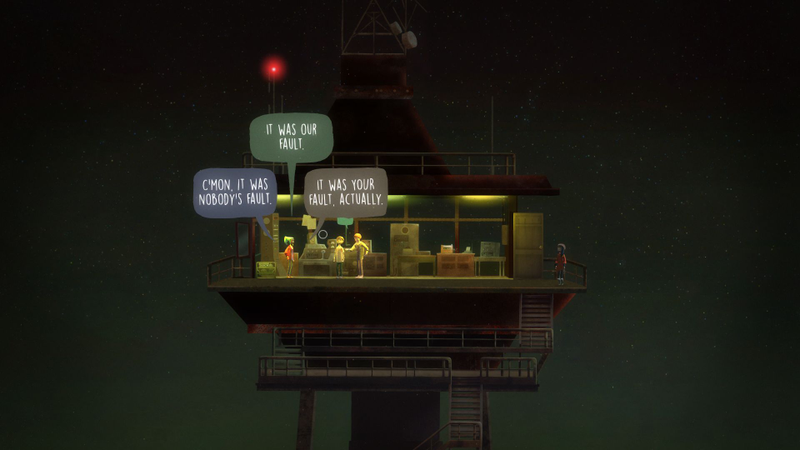 Illustration for article titled Oxenfree: Short Review & Ending Theories